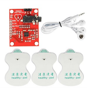 [Hot Item] Portable Heart Monitor Biological DC3.3V Ad8232 ECG Measurement for Arduino Kit