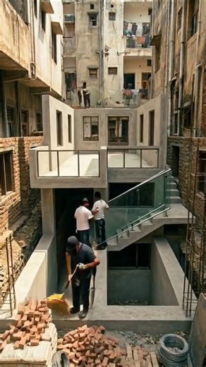 Building a Modern Narrow Plot Duplex | Full Construction Timelapse