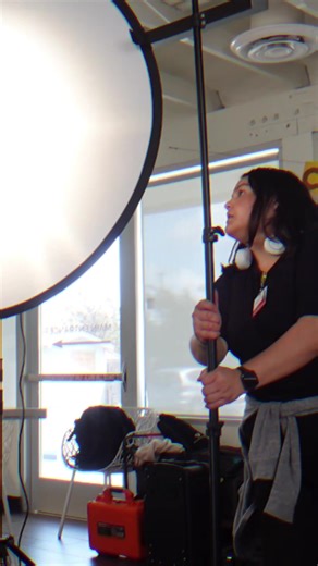 A look back at some bts 🎥 #videoproduction #behindthescenes #bts #femalefilmmaker #nonprofit