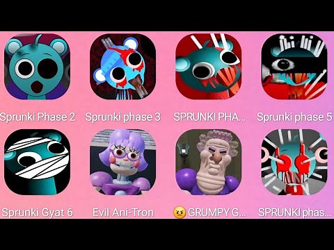 Sprunki updated all new levels with many new mutant characters,new Sprunki Gyat, Roblox, Grumpy Gran