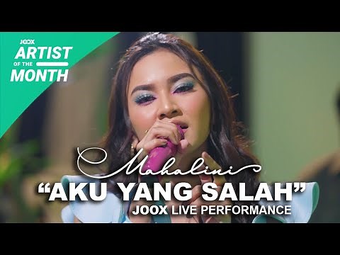 MAHALINI - AKU YANG SALAH (JOOX LIVE PERFORMANCE)