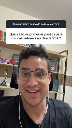 What are the first steps for vector columns in Oracle 23AI?