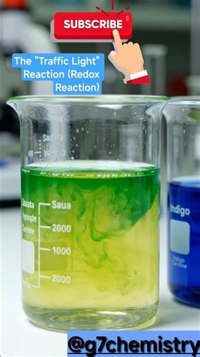 The "Traffic Light" Reaction (Redox Reaction)// #chemistry #shortsfeed #science #youtube