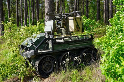 U.S. Army Tests Armed Hunter Wolf UGV To Shape Future Frontline Logistics and Combat Security Roles