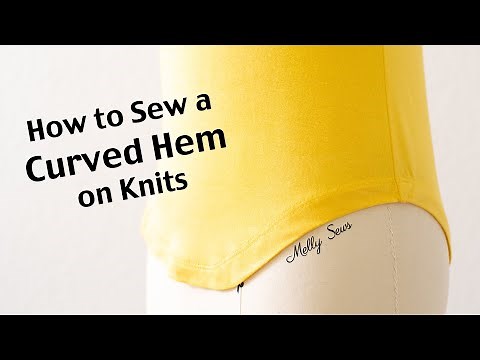 How to Hem Curves on Stretch Fabric