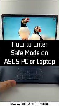 How to Enter Safe Mode on ASUS PC or Laptop - Windows 11