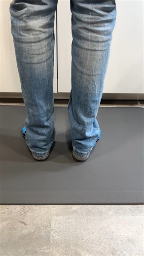 Step into your comfort zone! #weathertech #comfortmat #antifatigue #homemats #kitchenmat #homecomfort #homeessentials #kitchenaccessories | WeatherTech