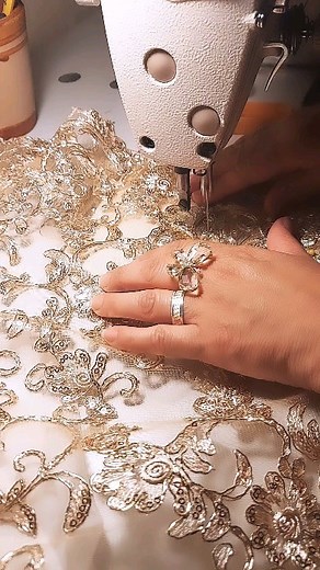 674K views · 6.1K reactions | Cutting lace #desingdreses #dress #costumade #couture #xvañosdress | Maria Zetina | Facebook