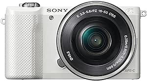 Sony Alpha a5000 Mirrorless Digital Camera with 16-50mm OSS Lens (White) - international version