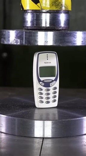 I Destroyed the Most Unbreakable Phone in the World! (Nokia 3310) #Nokia #HydraulicPress #Nokia3310