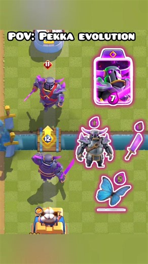 Pov: Pekka evolution #clashroyale #clash