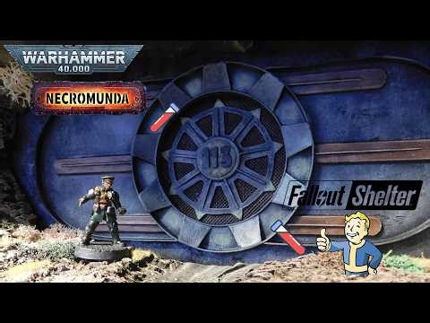 40K & Necromunda meet Fallout Shelter with this fully animated vault! Gate Room
