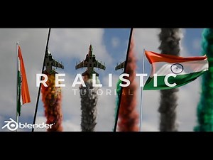 Republic Day Realistic 3D Animation 🟠⬜🟢 || Blender Tutorial