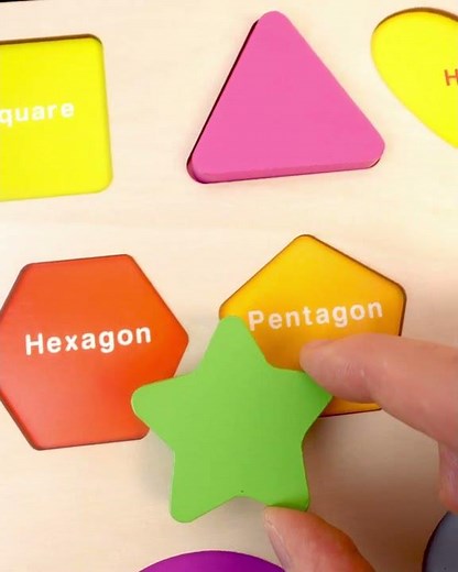 Finding Colorful Shape Blocks for the Toddler Puzzler #learncolors #learnshapes