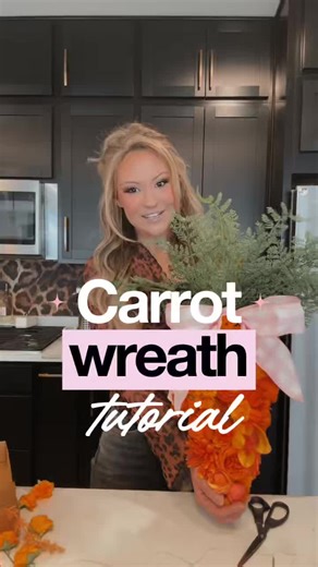 Spring DIY you NEED to try 🥕🌷 I made this carrot wreath using simple craft store supplies and it turned out so cute for spring decor! Save this for later and follow along with the tutorial to make your own. @Michaels Stores Materials: Artificial flowers: https://www.amazon.com/dp/B0F4R4F9N5?ref=ppx_pop_mob_ap_share Mini Roses: https://a.co/d/0izBP6GC Floral stem wire: https://www.amazon.com/dp/B09KKS1F1Y?ref=ppx_pop_mob_ap_share Foam cone: https://www.michaels.com/product/floracraft-florafm-co