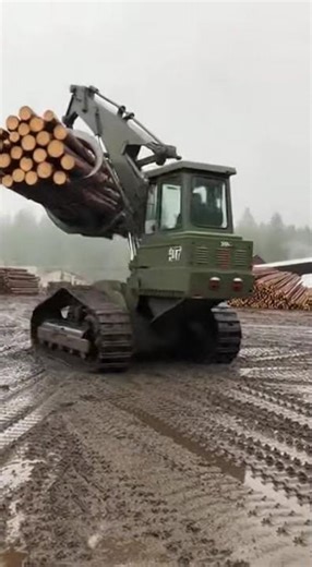 Oregon Timber Yard Loader — #LoggingMech #DIYForestry #RawVideo