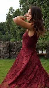 Watch Women's vintage lace dress for cocktail party on Amazon Live