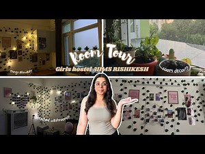 Hostel room tour 🤍 AIIMS RISHIKESH [ single room ] #aiims #trending #roomtour #mbbs