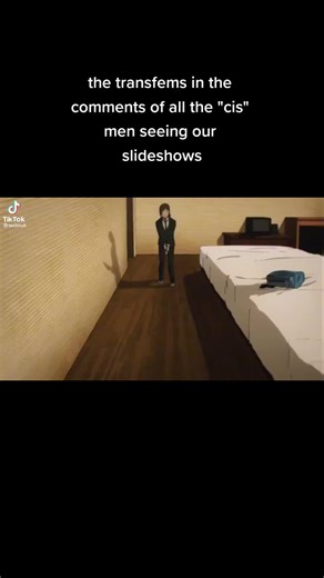 just jokes ofc u can be cis and see transfem slideshows lmao but 🤔🧐 #fypシ #trans #transfem #transfemslideshows #lgbt