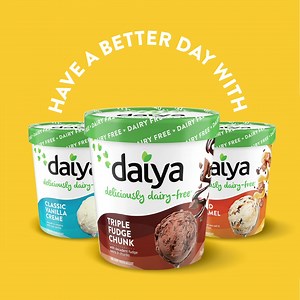 26K views · 659 reactions | You can't not have a smile on your face after indulging in smooth, creamy, deliciously, dairy-free dessert. What's your go to fave flavor? #DairyFree #VeganIceCream | Daiya Foods | Facebook