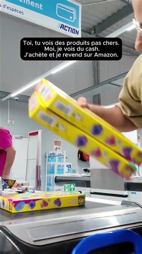 Toi tu vois des produits pas chers. Moi je vois du cash. J’achète et je revends sur Amazon. #fba