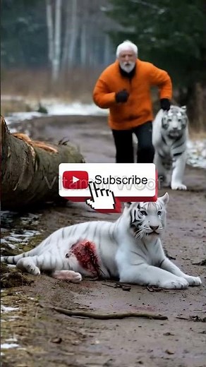 Heartbreaking Moment Mother Tiger Asks Human for Help to Save Her Baby. TIGER RESCUE