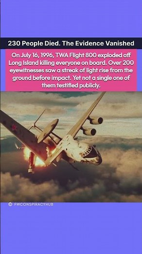 230 People Died. The Evidence Vanished.