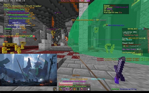 【skyblock】blaze slayer后期秒杀 (已修复)