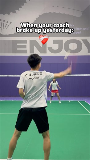 Badminton heartbreak ❤️‍🩹 #badminton ￼