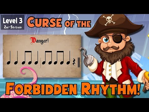 LEVEL 3/7: Curse of the Forbidden Rhythm Play Along! Elementary Music Game- Poison Rhythm!
