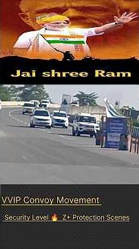 🚔 Z+ Security VVIP Convoy of PM Shri Narendra DamodarDas Modi | India’s Strongest Protection System