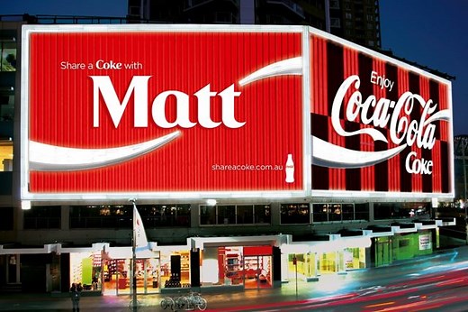 Australian Campaigns of the Decade: Coca-Cola ‘Share a Coke’ (2011) via Ogilvy Sydney