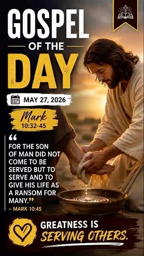 Gospel of the Day | Mark 10:32-45 — The Secret to True Greatness #faith #growyourfaith #gospel
