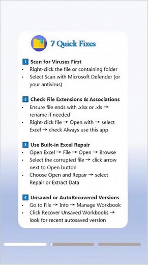 Excel File Is Corrupt and Cannot Be Opened? Fix It Now!#exceltips #filerecovery