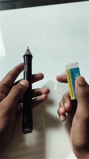 Difference between cheap and expensive erasers #normal eraser Vs electric ⚡ eraser