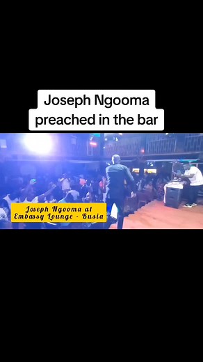 Joseph Ngoma Preaching Gospel Music in Bar - Talimba
