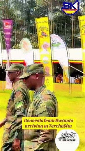Rwandan Army Generals Arrive