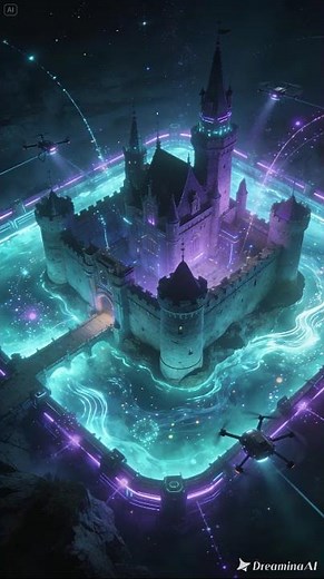 Medieval Castles in 2500 AD: Futuristic Fortress Designs with AI Visuals