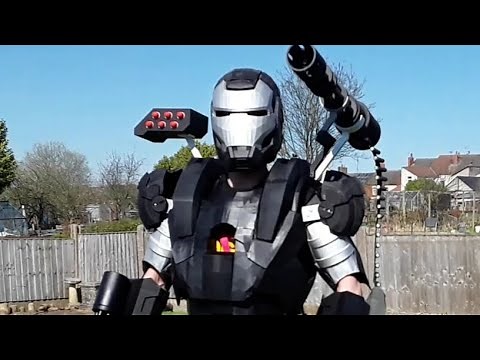 War Machine mark 1 cosplay, quick overview and suit up