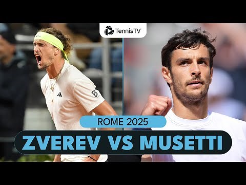 Thrilling Alexander Zverev vs Lorenzo Musetti Encounter 💥 | Rome 2025 Highlights