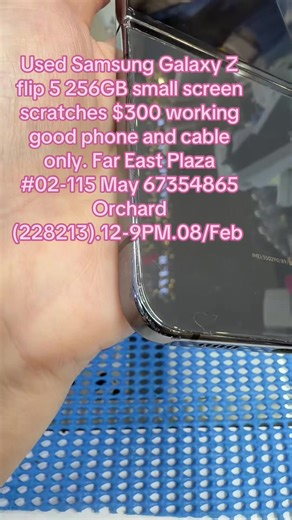 Used Samsung Galaxy Z Flip 5 for Sale - $300