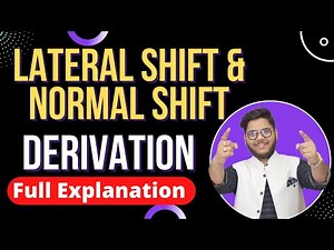 LATERAL SHIFT | NORMAL SHIFT 🔥🔥 DERIVATION | RAY OPTICS