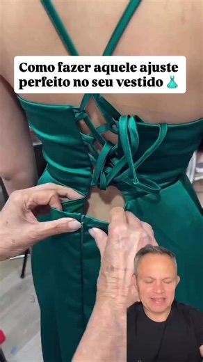 806K views · 17K reactions | Vestido lindo, mas o ajuste não tá 100%? Calma! Seus problemas acabaram! * Neste vídeo, eu te mostro um truque super fácil e rápido para conseguir aquele ajuste perfeito no seu vestido sem precisar de costureira! % Assista e aprenda o segredo para deixar a peça impecável no corpo! * Salve essa dica para não esquecer! CRÉDITOS @atelie.conserto (Muito obrigado pelo remix) #uiledicas #dicas #dicadouille #festa #vestido | Dicas do Uille | Facebook