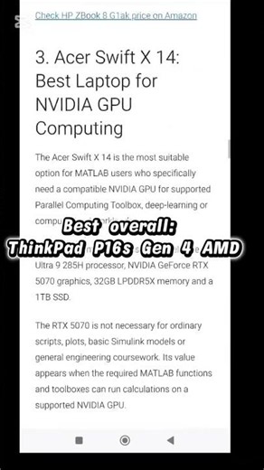 MATLAB Laptops 2026: RAM Matters More Than GPU?