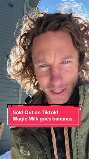 Sold out! TikTok shop has been going bananas 🍌 lately and we sold out of all of our Magic Milk. Working on getting it back in stock asap. Thanks for all the support. 2026 is gonna be a huge year for Magic Milk. #magicmilk
