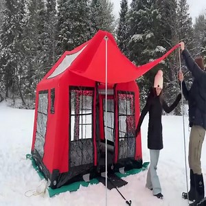 The Ultimate Winter Camping Challenge - Freezing Rain. | Camping & Survival Skills