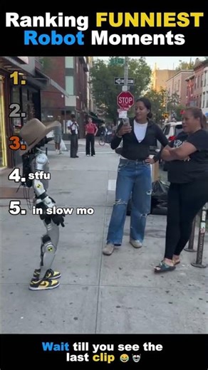 Ranking the Funniest Robot Moments Ever 🤖😂 #ranking #funny #top5 #memes #robots