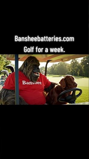 Banshee 36 volt lithium batteries are perfect for golf carts.