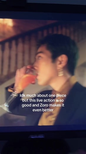 THE BLACK SUIT Zoro got me screaming crying #zoro #onepieceliveaction
