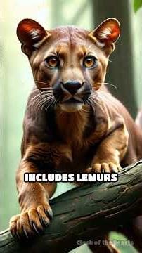 Fossa vs Civet: Madagascar Predator Face-Off